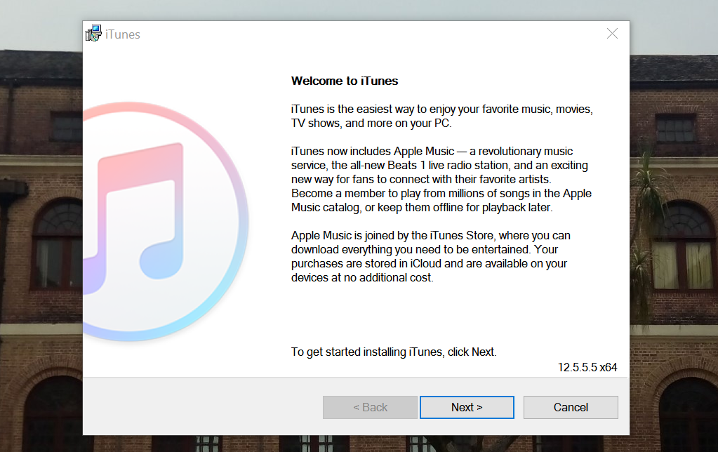 install itunes on windows 10