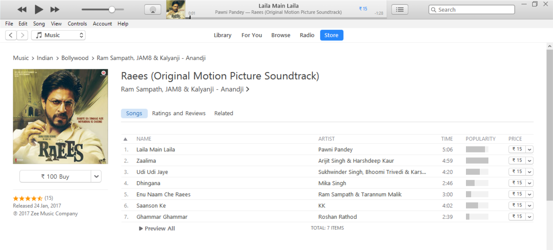 buy media items using itunes for windows 10