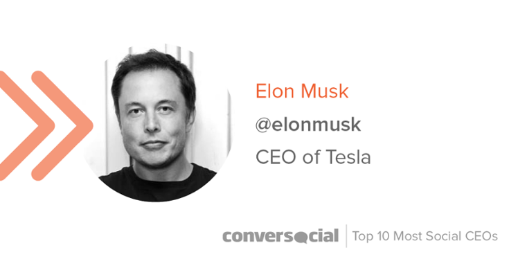 The 10 Most Social Media Minded CEOs - Elon Musk
