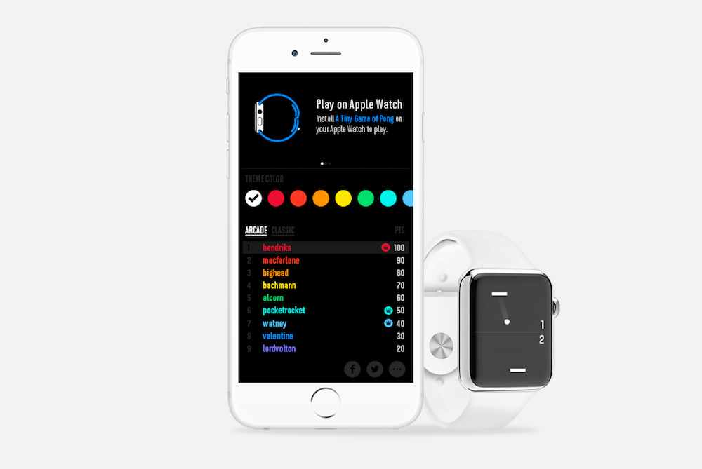 20 Best Apple Watch Apps and Games 2017 - A Tiny Game of Pong for apple watch apps