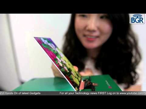 ▶ LG outs world’s slimmest 1080p display which measures just 2.2mm – YouTube