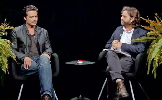 Brad Pitt Visits ‘Between Two Ferns’ With Zach Galifianakis
