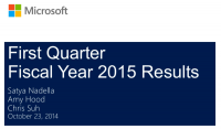 Microsoft Revs Beat ($23.2B) but it surely Sells less than 10M telephones