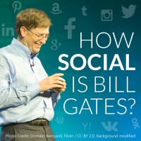 How ‘Social’ is bill Gates?