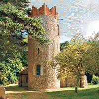 The strange round towers of East Anglia