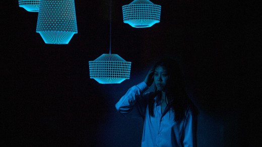 An Ethereal Lamp That Glows in the dead of night