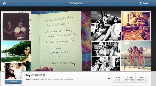 Taylor Swift shakes off hackers on her Twitter and Instagram account