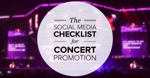 The Social Media checklist For concert promoting