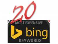 The 20 most costly keywords In Bing ads [Infographic]