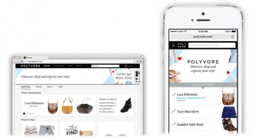 Polyvore adds Promoted trends To advert Suite