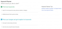 Google checking out New keyword Planner Interface?