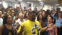 Watch The Broadway Casts Of “The Lion King” And “Aladdin” In “Pitch good”-style Airport Sing-Off
