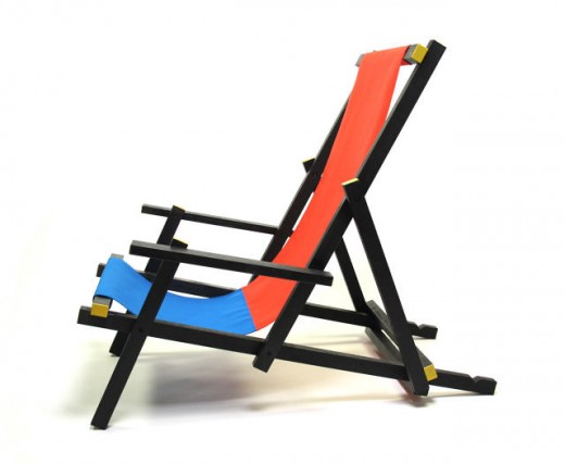 absorb The sun In A seashore Chair That Riffs On A Rietveld traditional