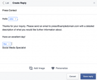 fb Is testing “Saved Replies” To help Pages take care of customer service Messages