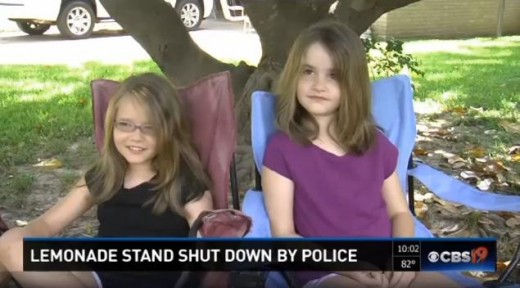 Police Shut Down illegal Lemonade Stand in Texas