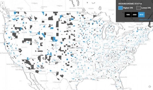 Mapping The Ever-increasing Divide Between america’s rich And terrible