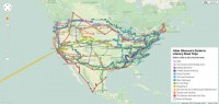 the ultimate Map Of Literature’s nice American road trips