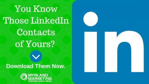 You’d higher Export Your LinkedIn Contacts Now