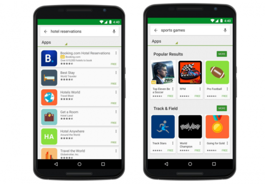 Search advertisements In Google Play store Go are living Globally