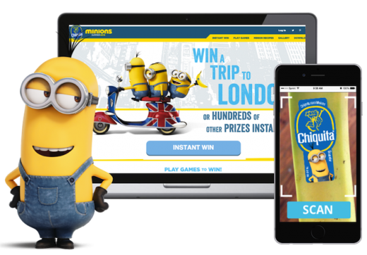 Chiquita Teams With Universal’s Minions For In-Store Mobile Game Experience