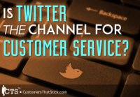 Is Twitter THE Channel for customer service?