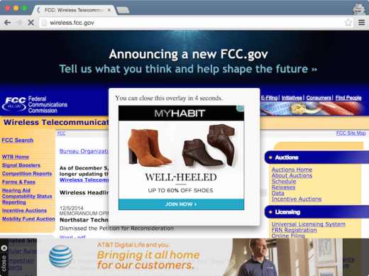 AT&T Intercepts WiFi traffic To Inject commercials