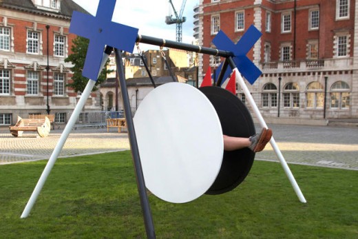 A Constructivist Swing Set For child-At-heart Designers