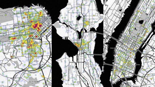 Animated Heat Maps Reveal The Loudest Neighborhoods
