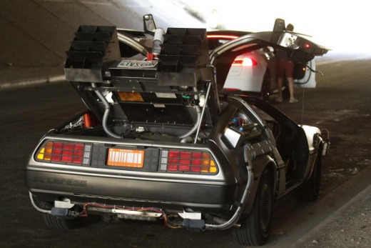 A Geek’s Dream: Tesla Races DeLorean In “back To the future” VR expertise