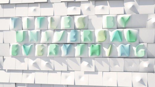 Watch Architecture And Typography Smash Together Like Peanut Butter And Jelly