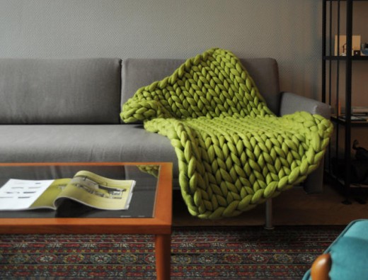 The Cuddliest Blanket Ever Has 3-Inch-Thick Stitches
