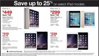 Black Friday 2015: Doorbusters Of $299 Apple iPad Mini 4, $374 iPad Air 2 At Staples