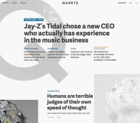 conventional Homepages Are out of date, Says Quartz. here’s What They constructed as an alternative.