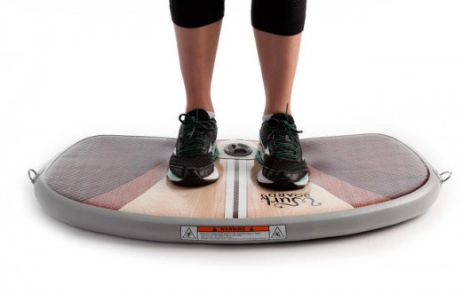 This Bouncy Platform means that you can Surf At Your Standing Desk