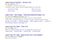 New Google commercials Placement: 4 ads on top, None on facet