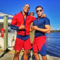 Dwayne “The Rock” Johnson places On The Swimsuit For Baywatch With Zac Efron