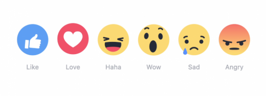 Introducing fb Reactions: the new method to ‘Like’ facebook Posts