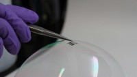 Researchers Create solar Cells So thin and light-weight They waft On A soap Bubble