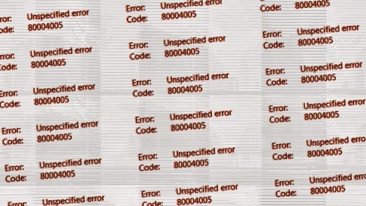 80004005: Why Error Messages Are nonetheless So *&%$#! Indecipherable
