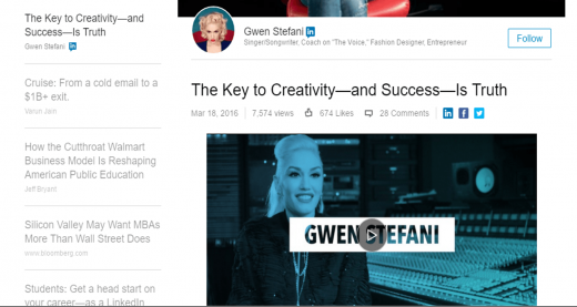 Will Gwen Stefani’s New LinkedIn Profile Be successful?