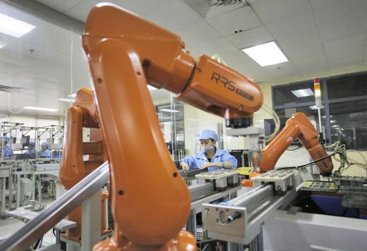 Foxconn replaces 60,000 human workers with robots