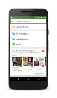 TripAdvisor Dances With Google Play Music