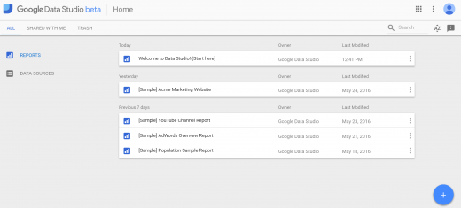 Google releases free version of Data Studio custom reporting product