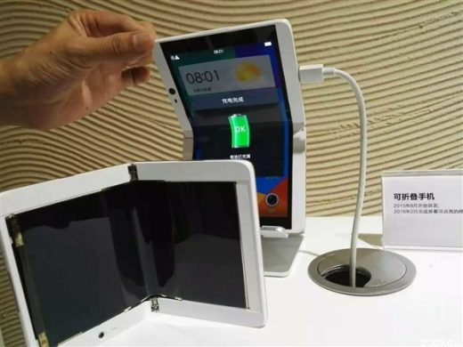 Oppo Foldable Phone Prototype Leaked in Real Life Image