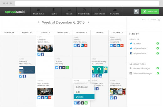 Social Media Management Software Comparison: Hootsuite v. Sprout Social