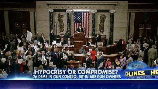 Democrats Protest as Republican Leader Tries to End Gun Control Sit-In