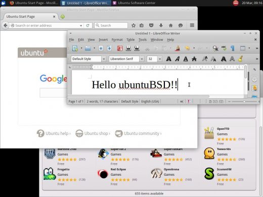 New ubuntuBSD Based On Ubuntu 16.04 LTS And FreeBSD 10.3 Releasing Soon