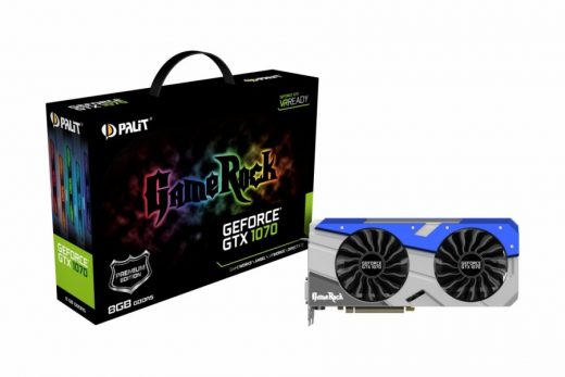 Palit GeForce GTX 1070 JetStream and GameRock Cards Released
