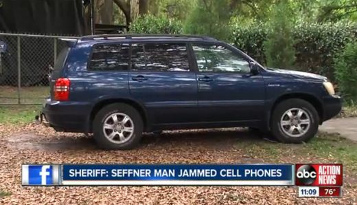 Florida man fined $48k for jamming cellphones while driving