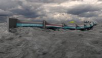 328 foot-long floating barrier will collect ocean trash